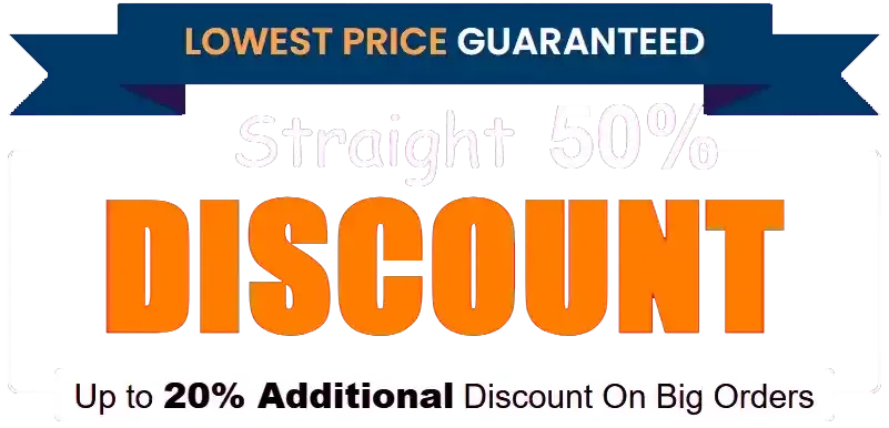 Straight 50% Discount